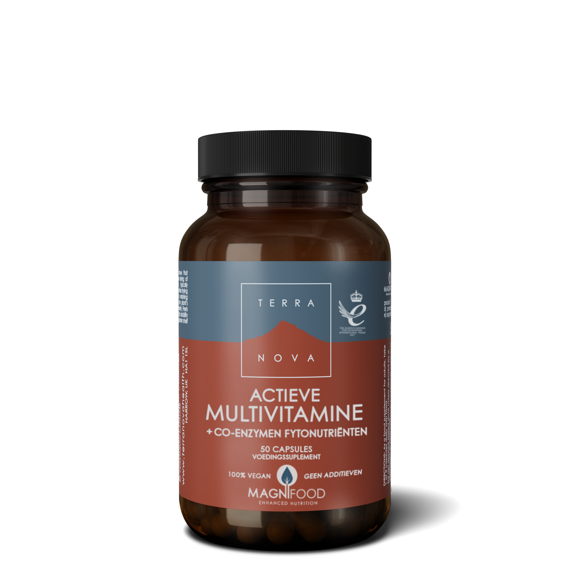 Terranova Actieve multivitamine & co-enzymen 50.00 Vegetarische capsules
