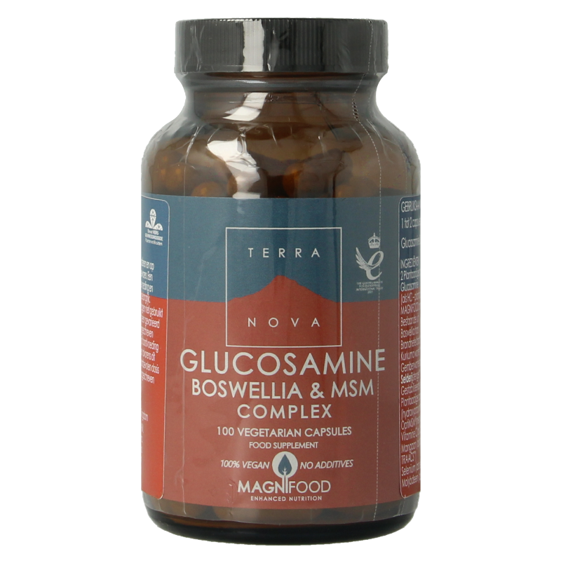 Terranova Glucosamine boswellia & MSM complex 100 Vegetarische capsules