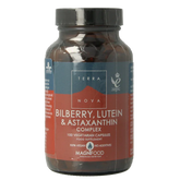 Terranova Bilberry lutein & astaxanthin complex 100 Vegetarische capsules