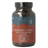 Terranova Bilberry lutein & astaxanthin complex 100 Vegetarische capsules