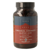 Terranova Chromium, cinnamon & lipoic acid complex 100 Vegetarische capsules