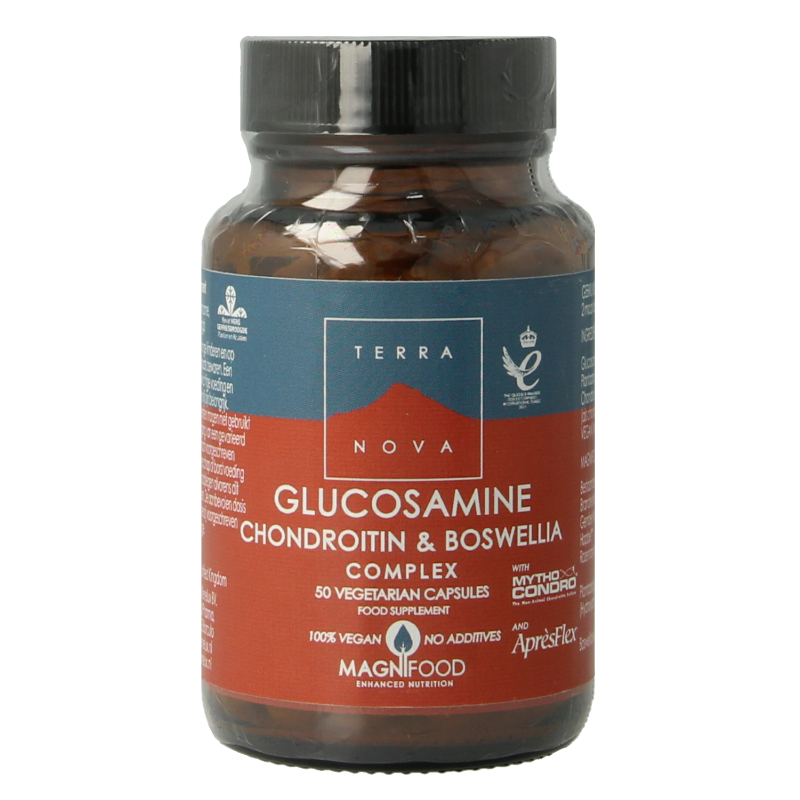 Terranova Glucosamine chondroitin & boswellia complex 50 Vegetarische capsules