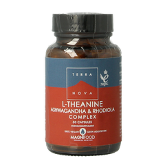Terranova L-theanine ashwagandha & rhodiola complex 50 Capsules