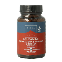 Terranova L-theanine ashwagandha & rhodiola complex 50.00 Capsules