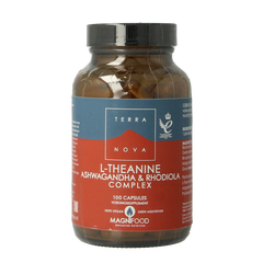 Terranova L-theanine ashwagandha & rhodiola complex 100.00 Capsules