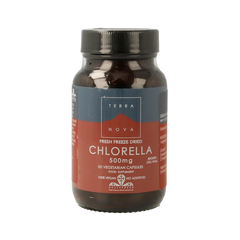 Terranova Chlorella 500mg 50 Vegetarische capsules