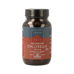 Terranova Chlorella 500mg 50.00 Vegetarische capsules