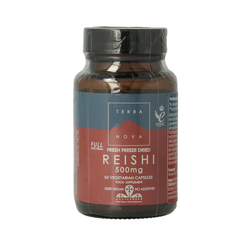 Terranova Reishi 500mg 50 Vegetarische capsules