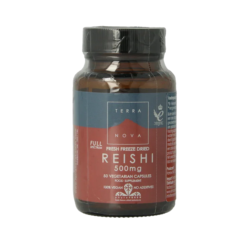 Terranova Reishi 500mg 50 Vegetarische capsules