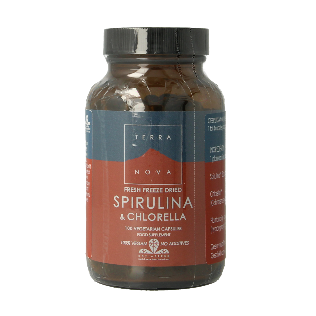 Terranova Spirulina & chlorella complex 100.00 Vegetarische capsules