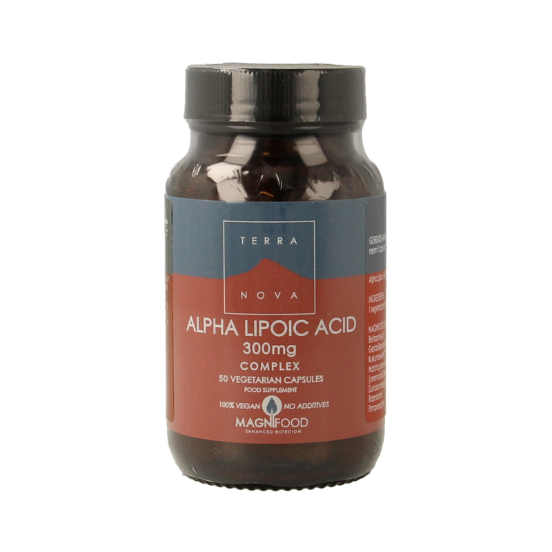 Terranova Alpha lipoic acid 300mg complex 50 Vegetarische capsules