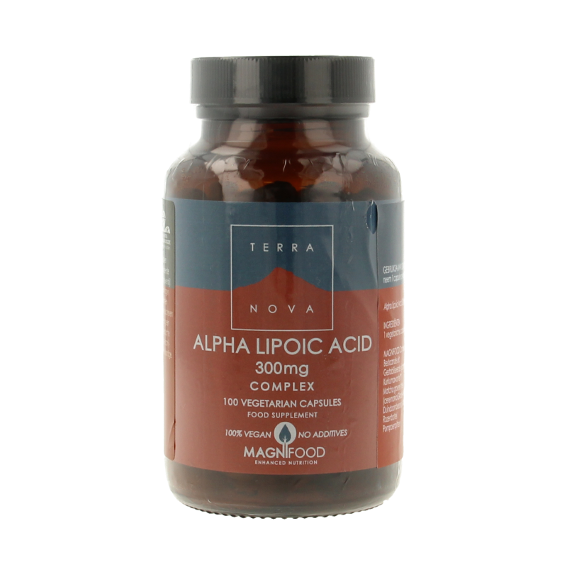 Terranova Alpha lipoic acid 300mg complex 100 Vegetarische capsules