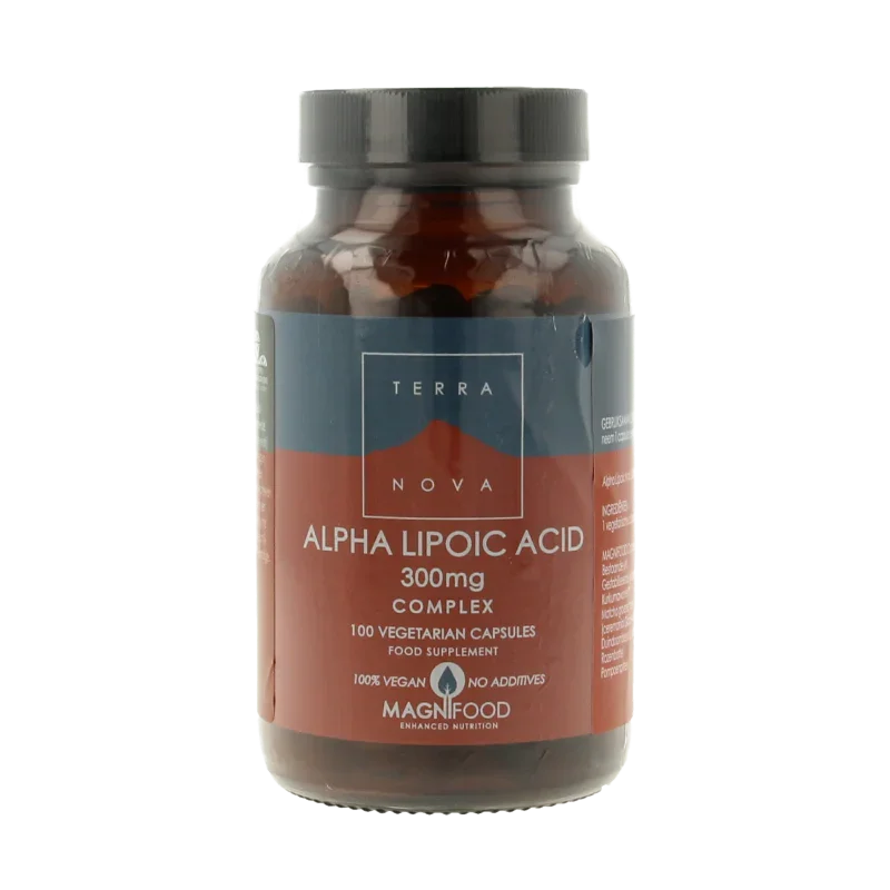 Terranova Alpha lipoic acid 300mg complex 100 Vegetarische capsules