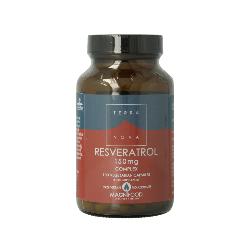 Terranova Resveratrol 150mg complex 100 Vegetarische capsules