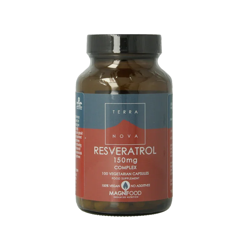 Terranova Resveratrol 150mg complex 100 Vegetarische capsules
