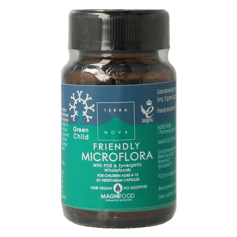 Terranova Green child friendly microflora 50 Vegetarische capsules