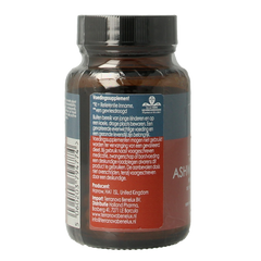 Terranova Fermented ashwagandha 250mg bevat sporen van pinda 50 Vegetarische capsules