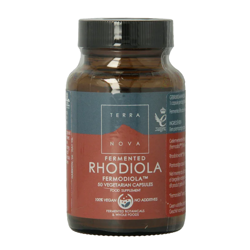 Terranova Fermented rhodiola fermodiola 50 Vegetarische capsules