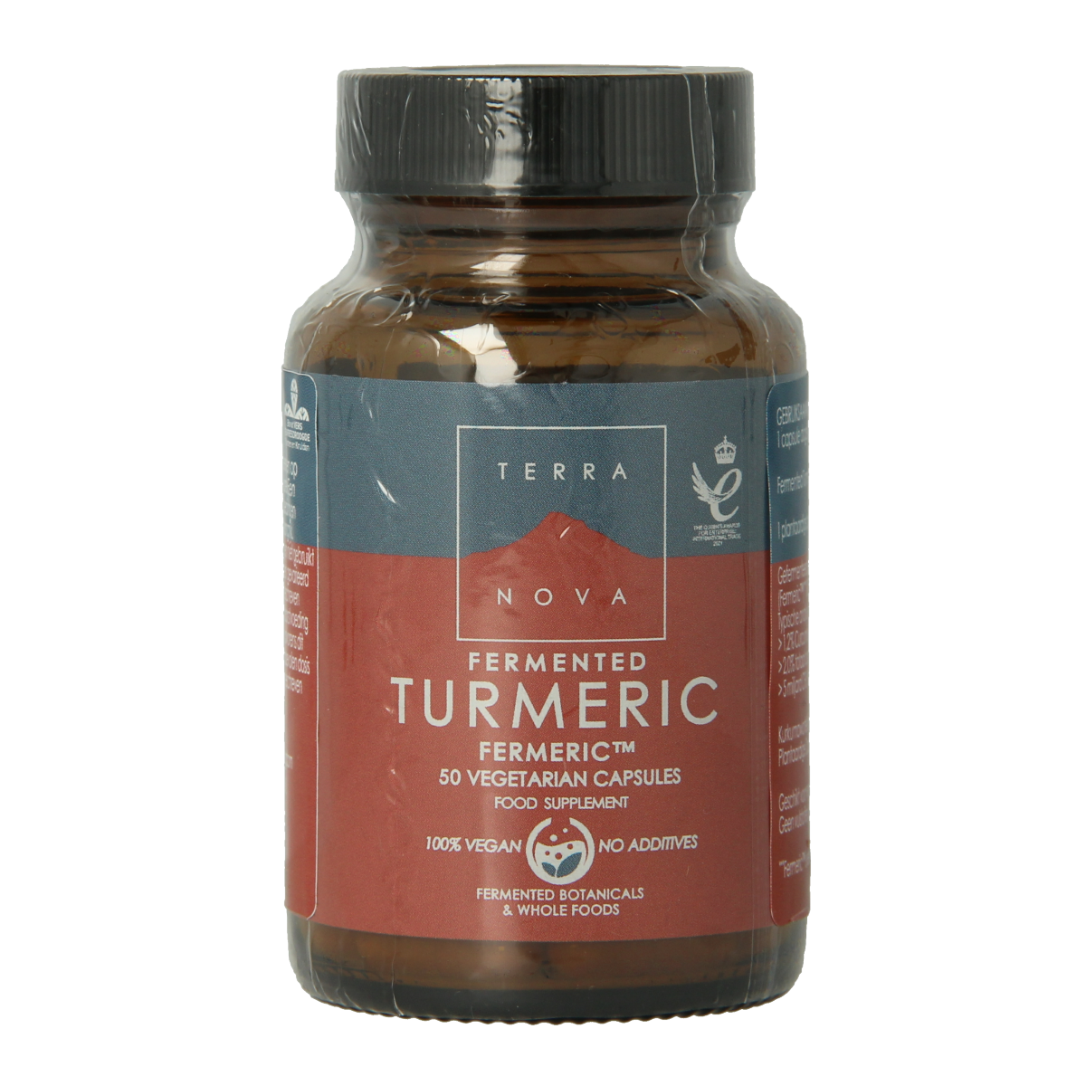 Terranova Fermented turmeric 350mg 50.00 Vegetarische capsules