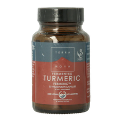 Terranova Fermented turmeric 350mg 50 Vegetarische capsules