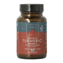 Terranova Fermented turmeric 350mg 50.00 Vegetarische capsules