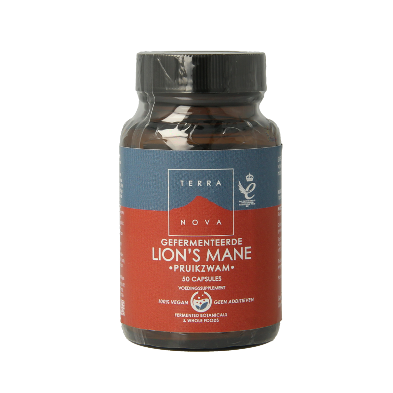 Terranova Gefermenteerde lion's mane (pruikzwam) 50 Capsules