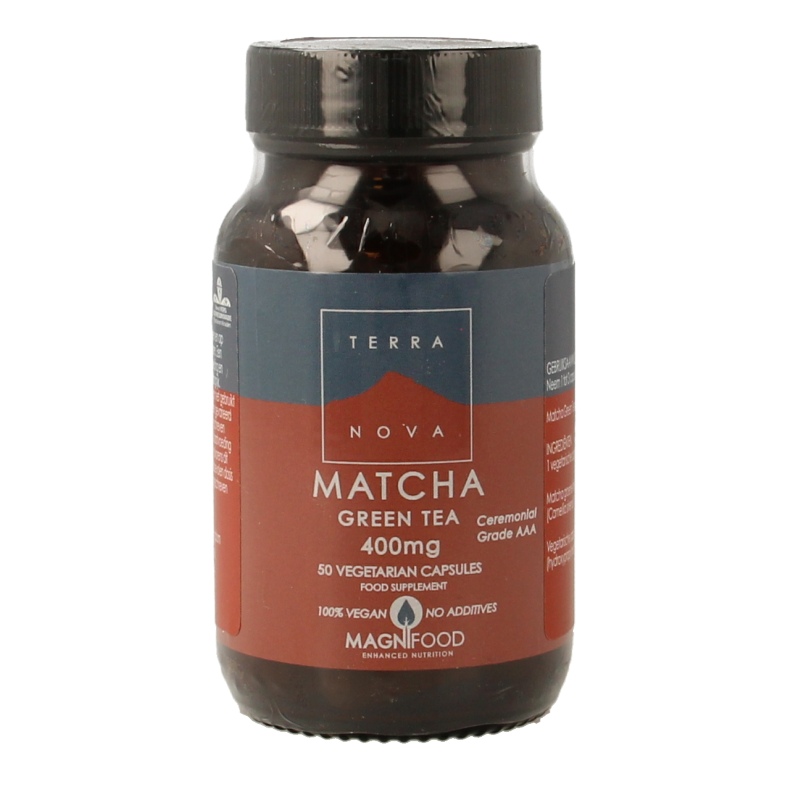 Terranova Matcha green tea 400mg 50 Vegetarische capsules