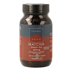 Terranova Matcha green tea 400mg 50.00 Vegetarische capsules