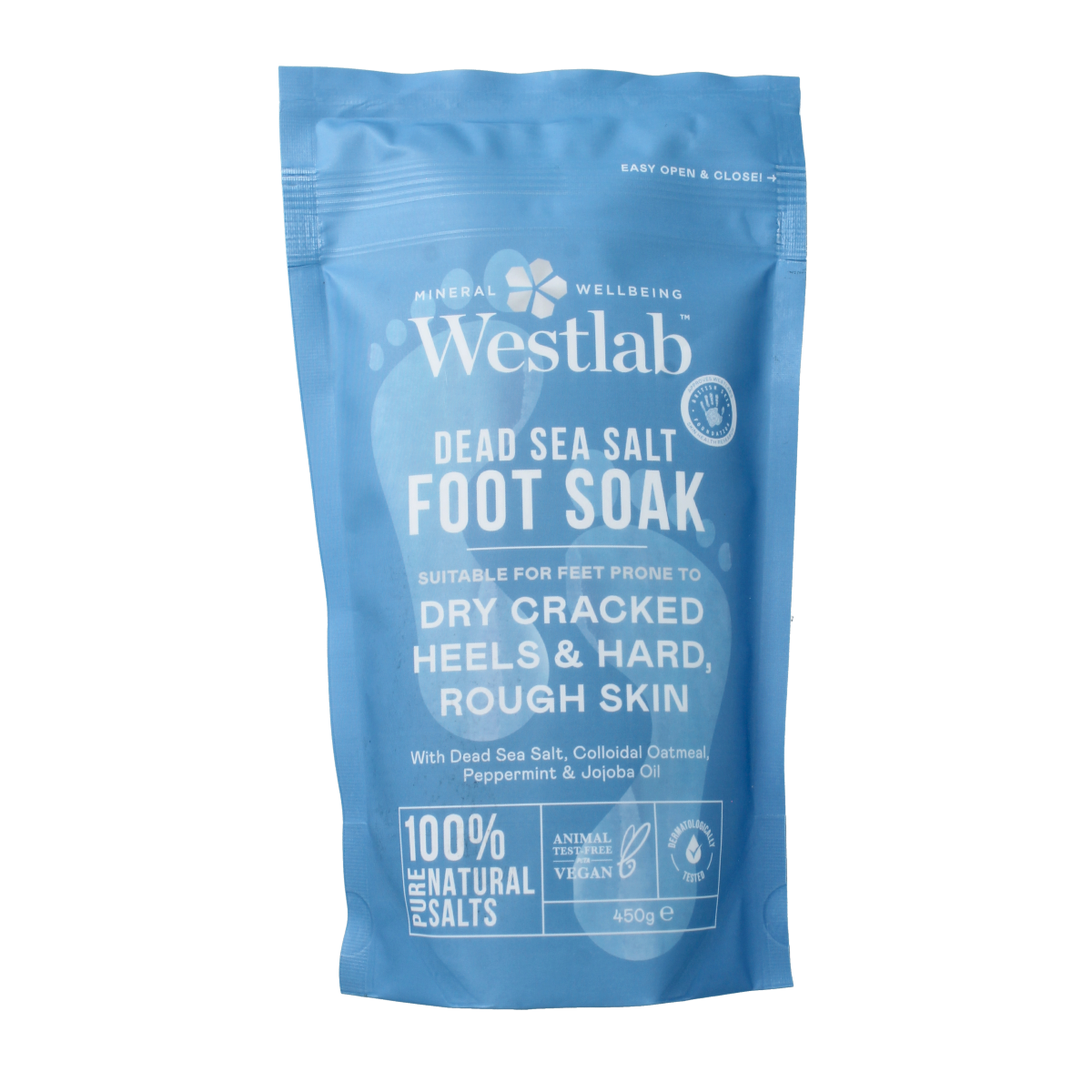 Westlab Foot soak dode zeezout 450.00 Gram