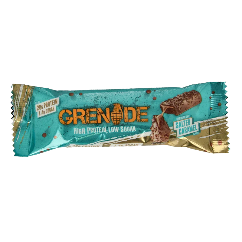 Grenade High protein bar chocolate chip salted caramel 60 Gram