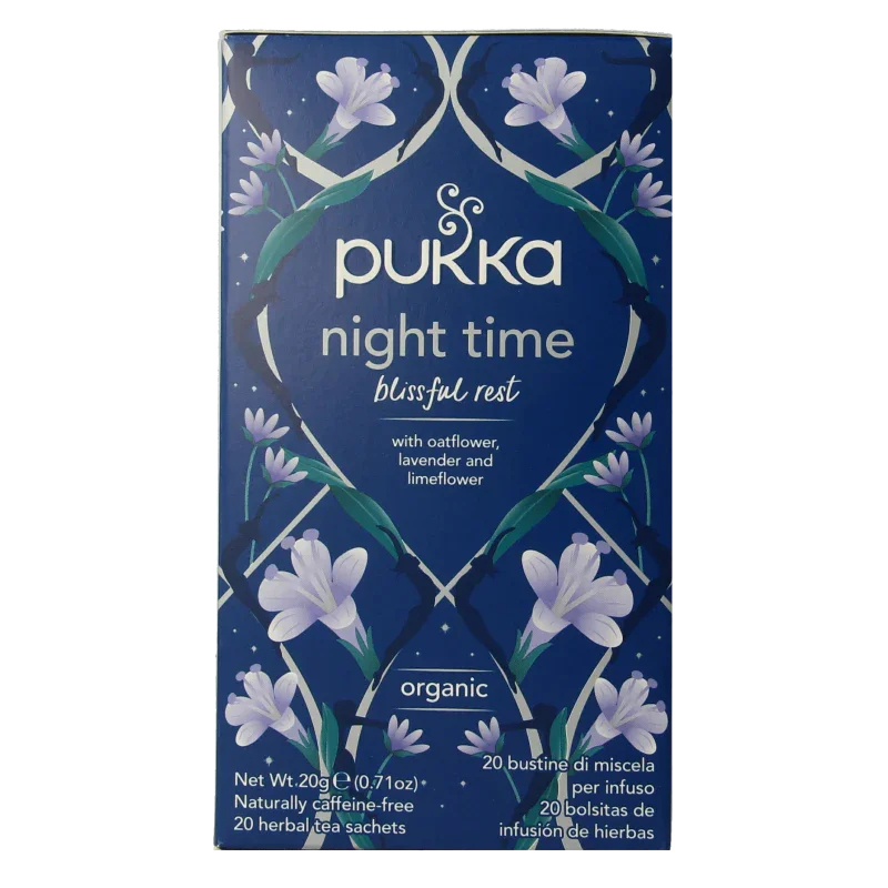 Pukka Night time thee bio 20 Zakjes