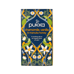 Pukka Chamomile vanille/manuka honing bio 20 Zakjes