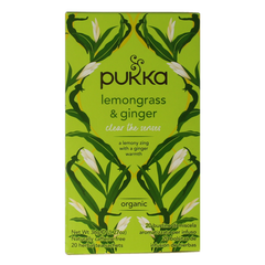 Pukka Lemongrass & ginger thee bio 20 Zakjes