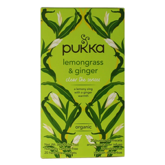 Pukka Lemongrass & ginger thee bio 20 Zakjes