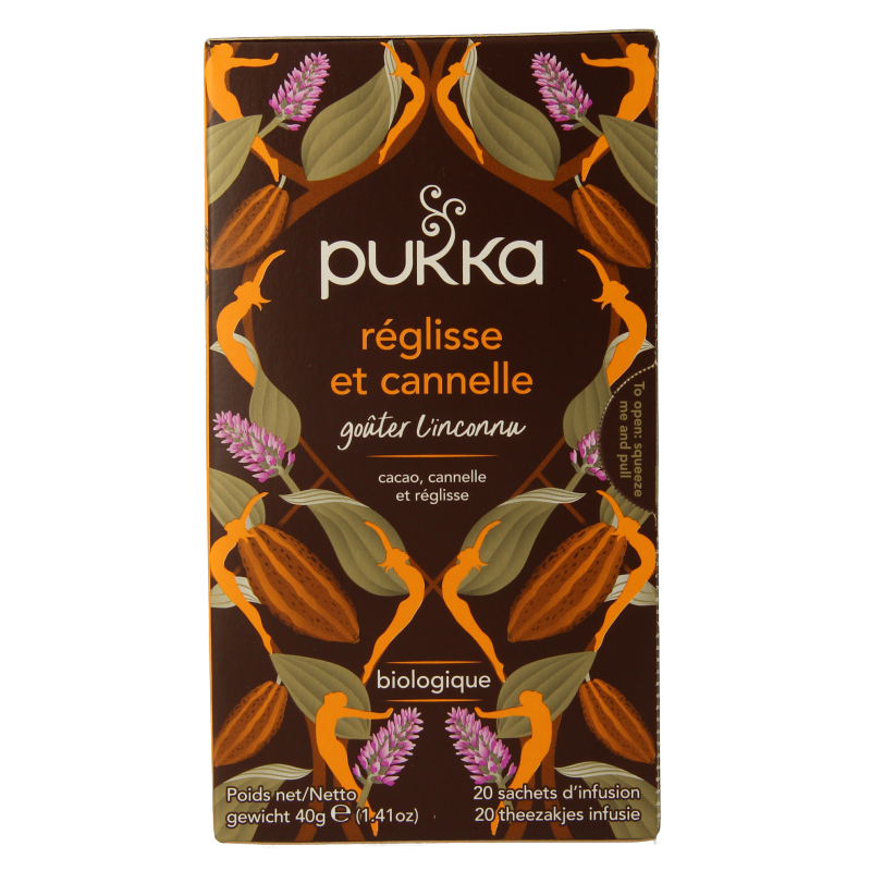 Pukka Licorice & cinnamon thee bio 20.00 Zakjes