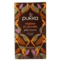 Pukka Licorice & cinnamon thee bio 20.00 Zakjes