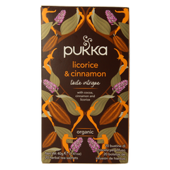 Pukka Licorice & cinnamon thee bio 20 Zakjes