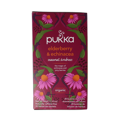 Pukka Elderberry & echinacea bio 20 Zakjes