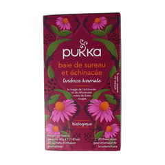 Pukka Elderberry & echinacea bio 20.00 Zakjes