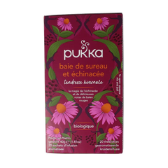 Pukka Elderberry & echinacea bio 20 Zakjes