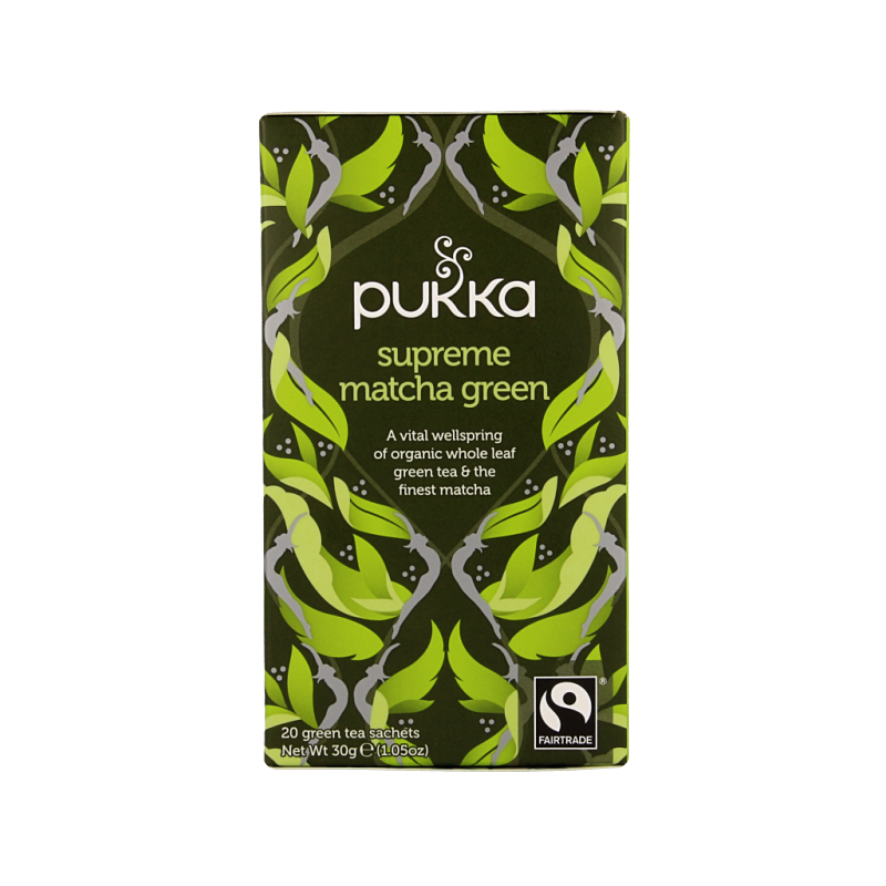 Pukka Supreme matcha green tea bio 20 Zakjes