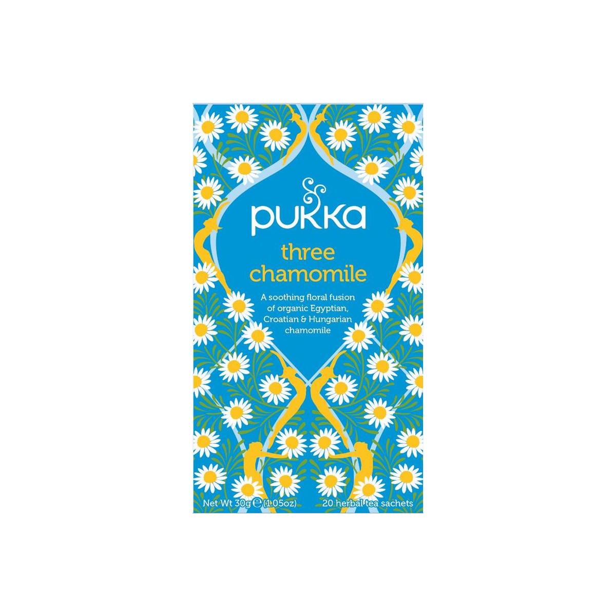 Pukka Three chamomile bio 20.00 Zakjes