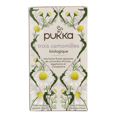 Pukka Three chamomile bio 20.00 Zakjes