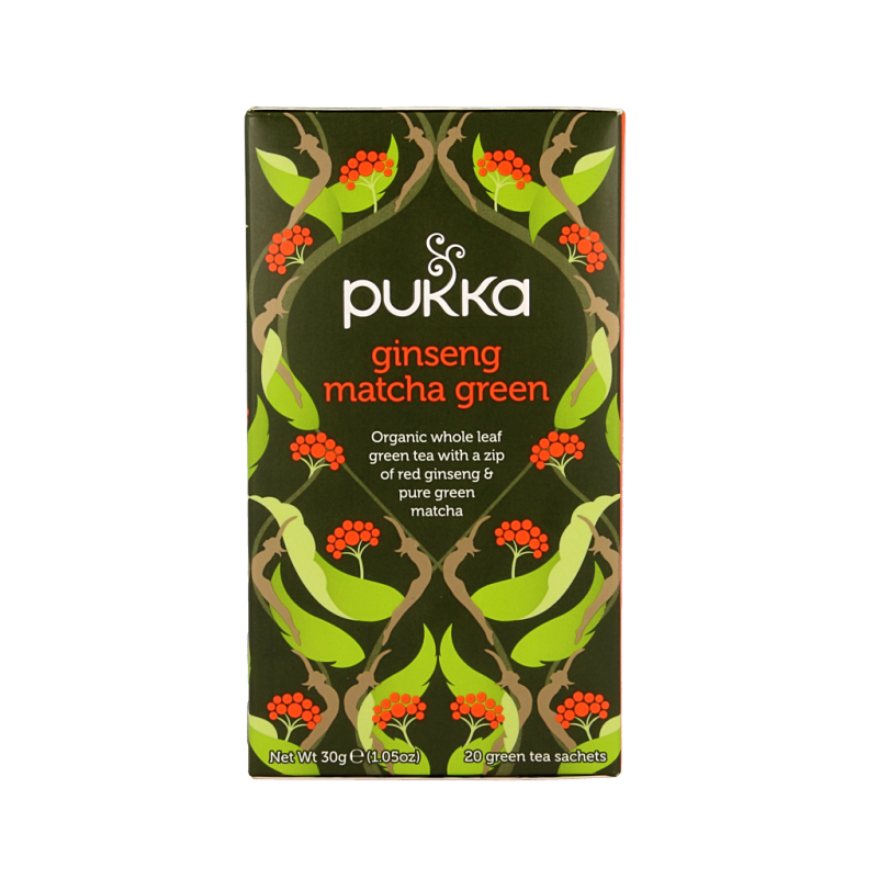 Pukka Ginseng matcha green bio 20 Zakjes