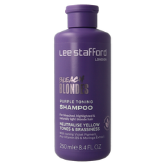 Lee Stafford Bleach blondes purple toning shampoo 250 Milliliter