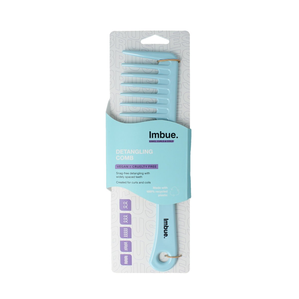 Imbue Detangling comb 1.00 Stuks