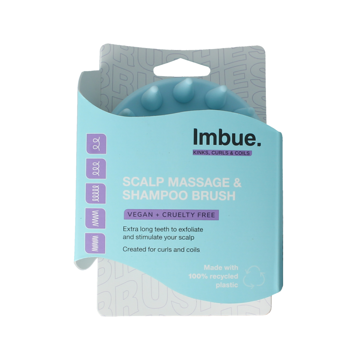 Imbue Scalp & shampoo brush 1.00 Stuks