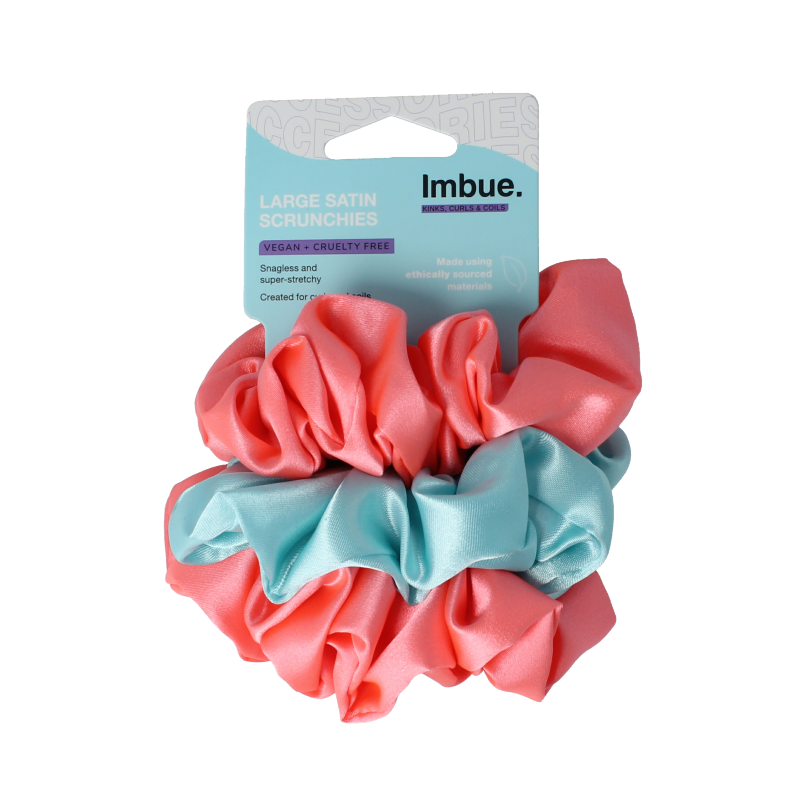 Imbue Scrunchies satin large 3 Stuks