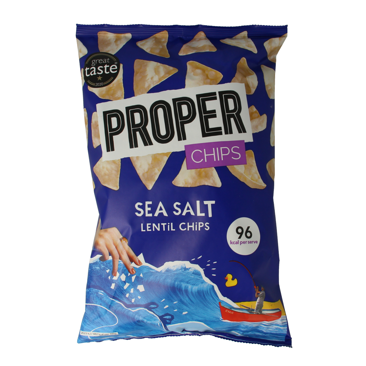 Proper Chips Chips sea salt glutenvrij 85.00 Gram