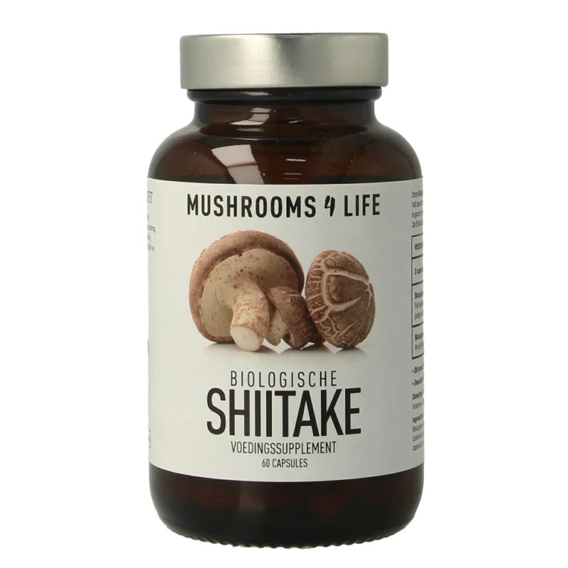 Mushrooms for Life Shiitake bio 60 Capsules